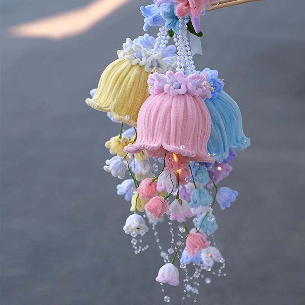 Easy Cosplay Prop - Handmade Bellflower Lantern Luminous Twisted Stick