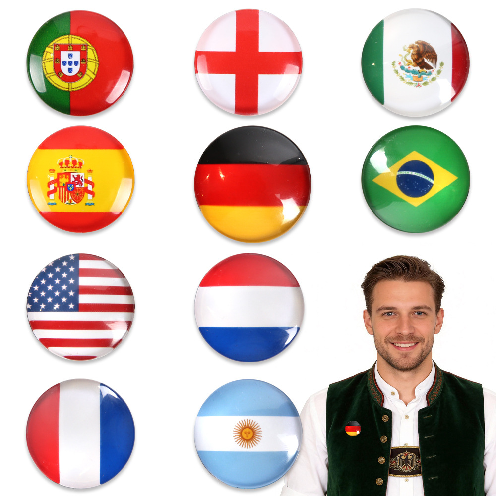 Cosplay Prop Making - 50pcs/lot Nation Flags Brazil France Portugal