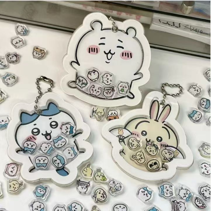 Acrylic Cosplay Prop - JiiKawa Acrylic Keychain Cute Backpack Charm