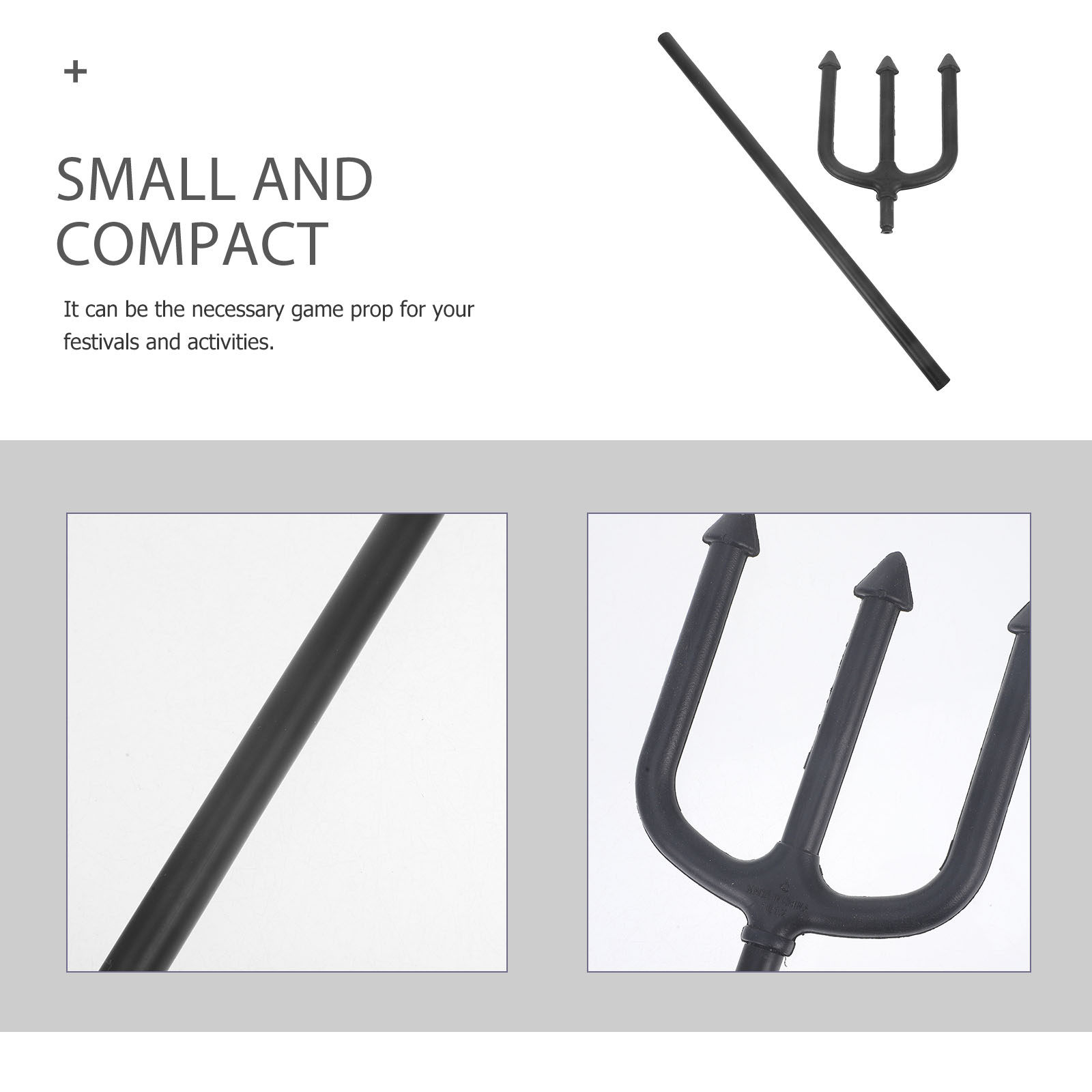 Devil Fork Prop Halloween Deco - Cosplay Material For Prop recension och pris