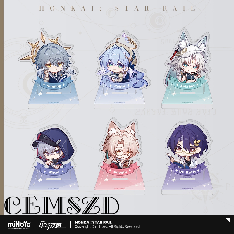 [Genuine] Game Honkai Star Rai - Acrylic Cosplay Prop recension och pris