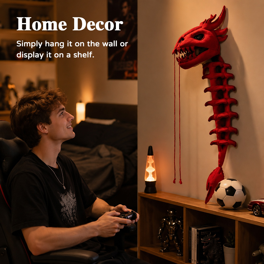 Dinosaur Skeleton Plush Headge - Easy Cosplay Prop recension och pris