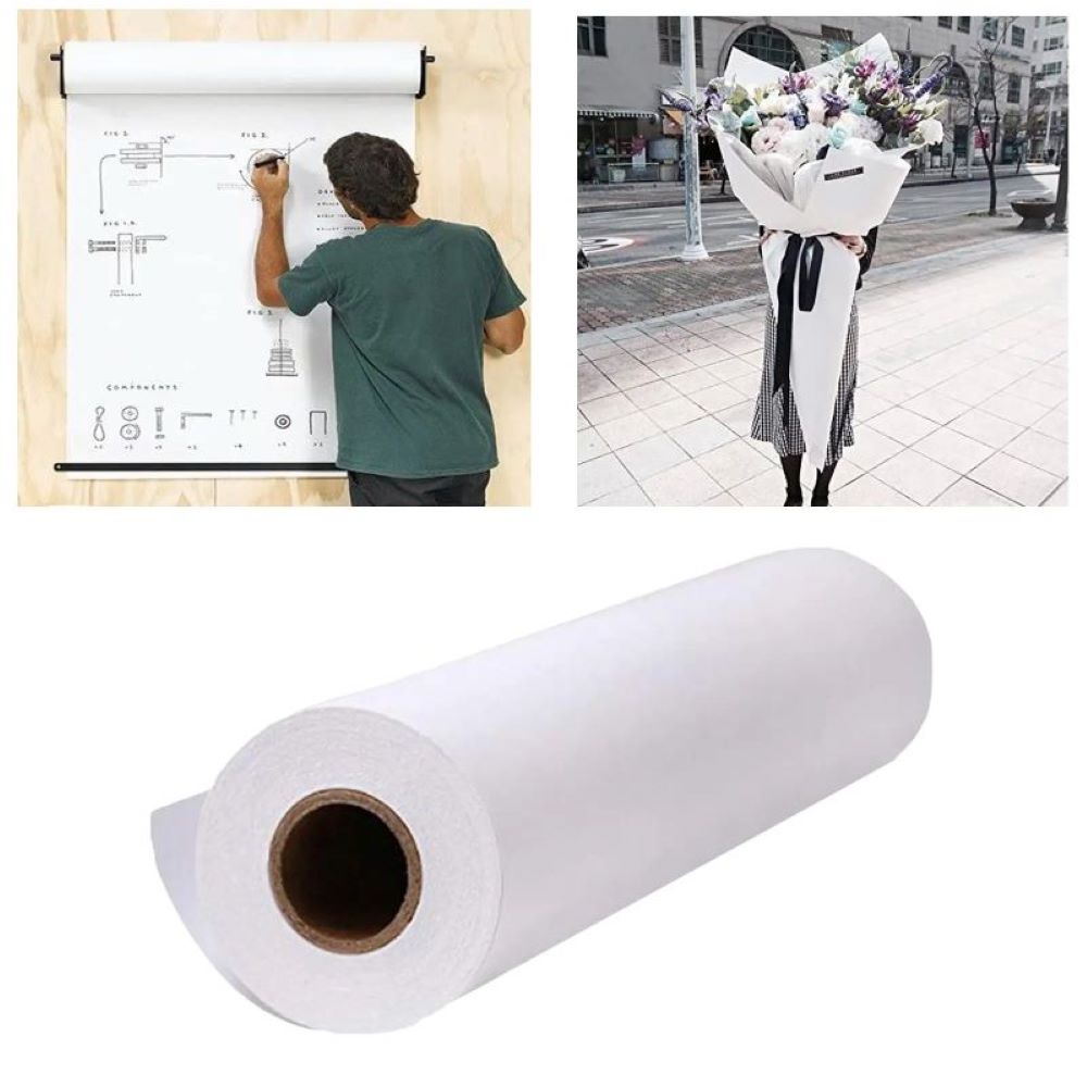 White/Black/Brown Kraft Paper  - Craft Foam Roll recension och pris