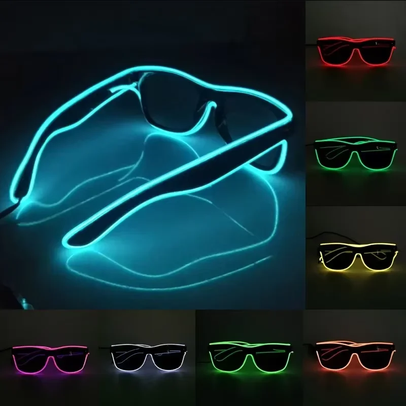 Neon LED Glowing Sunglasses Co - Led El Wire recension och pris