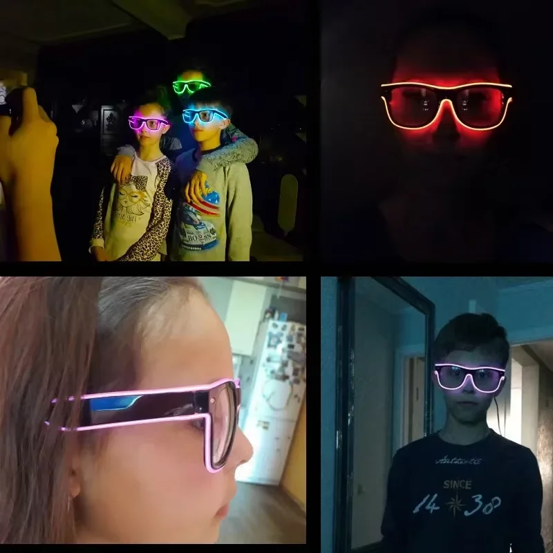 Neon LED Glowing Sunglasses Co - Led El Wire recension och pris