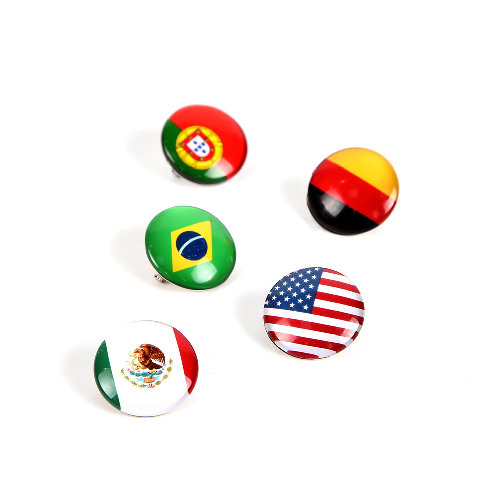 50pcs/lot Nation Flags Brazil  - Cosplay Prop Making recension och pris