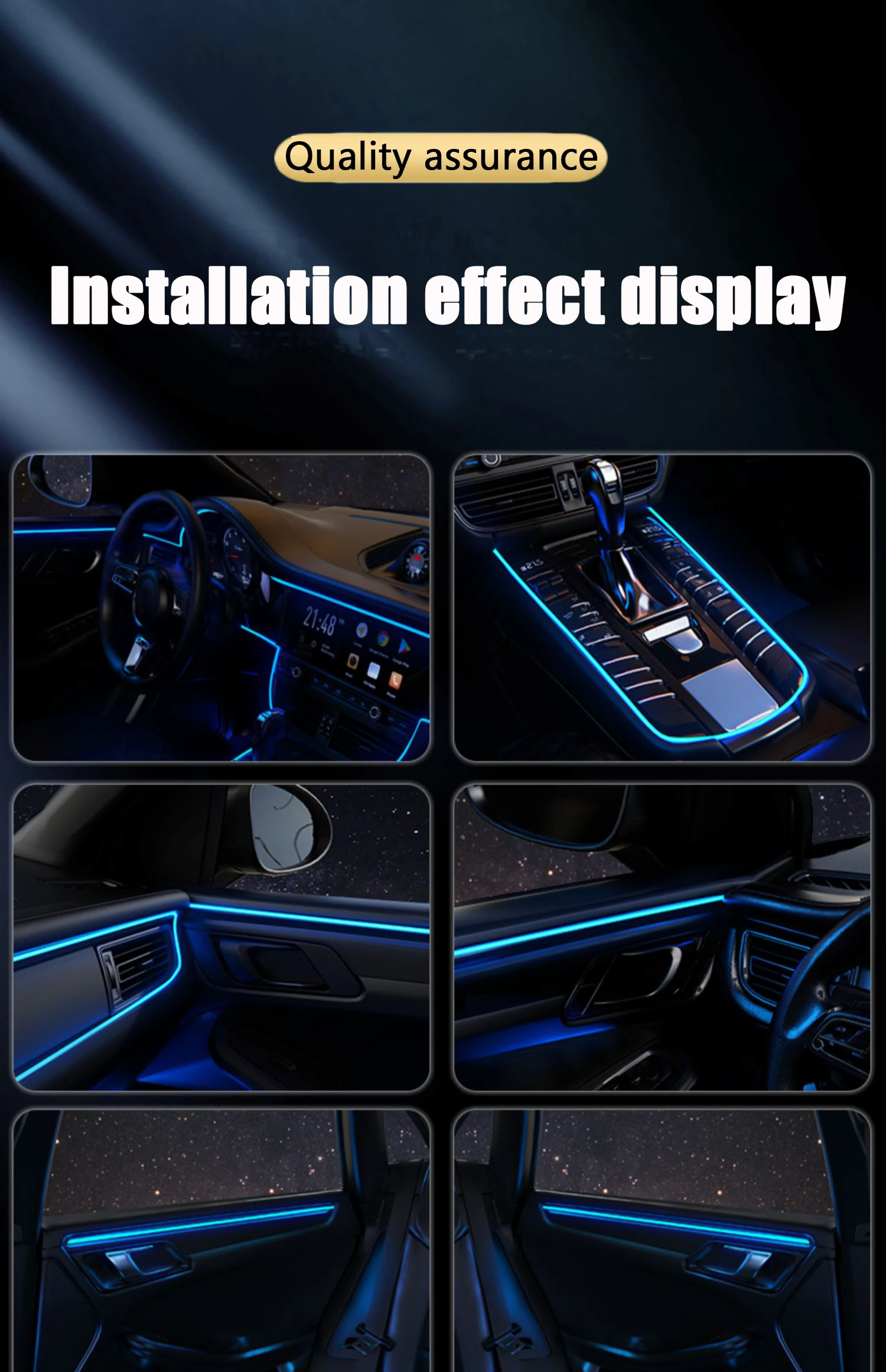 Car Interior Lighting Decorati - Led El Wire recension och pris
