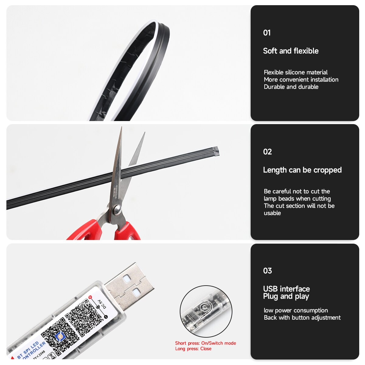 Car LED Ambient Light USB 64 C - Led El Wire recension och pris