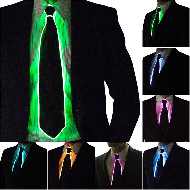 Men Glowing Tie EL Wire Neon L - Led El Wire recension och pris
