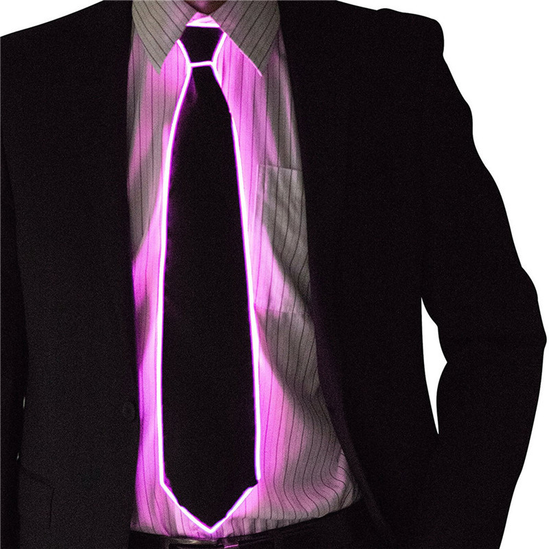 Men Glowing Tie EL Wire Neon L - Led El Wire recension och pris