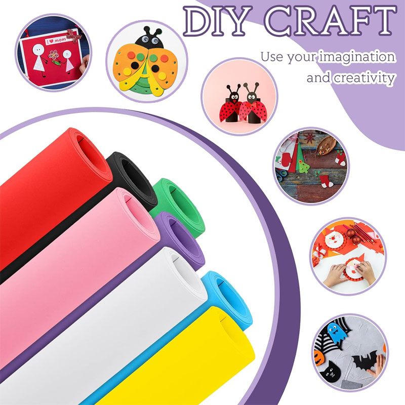 1pcs Colorful Eva Foam Sheets  - Craft Foam Roll recension och pris