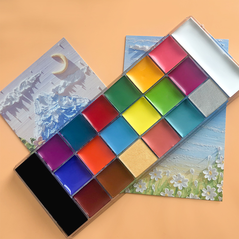 20 Colors Face Body Oil Painti - Cosplay Prop Paint recension och pris