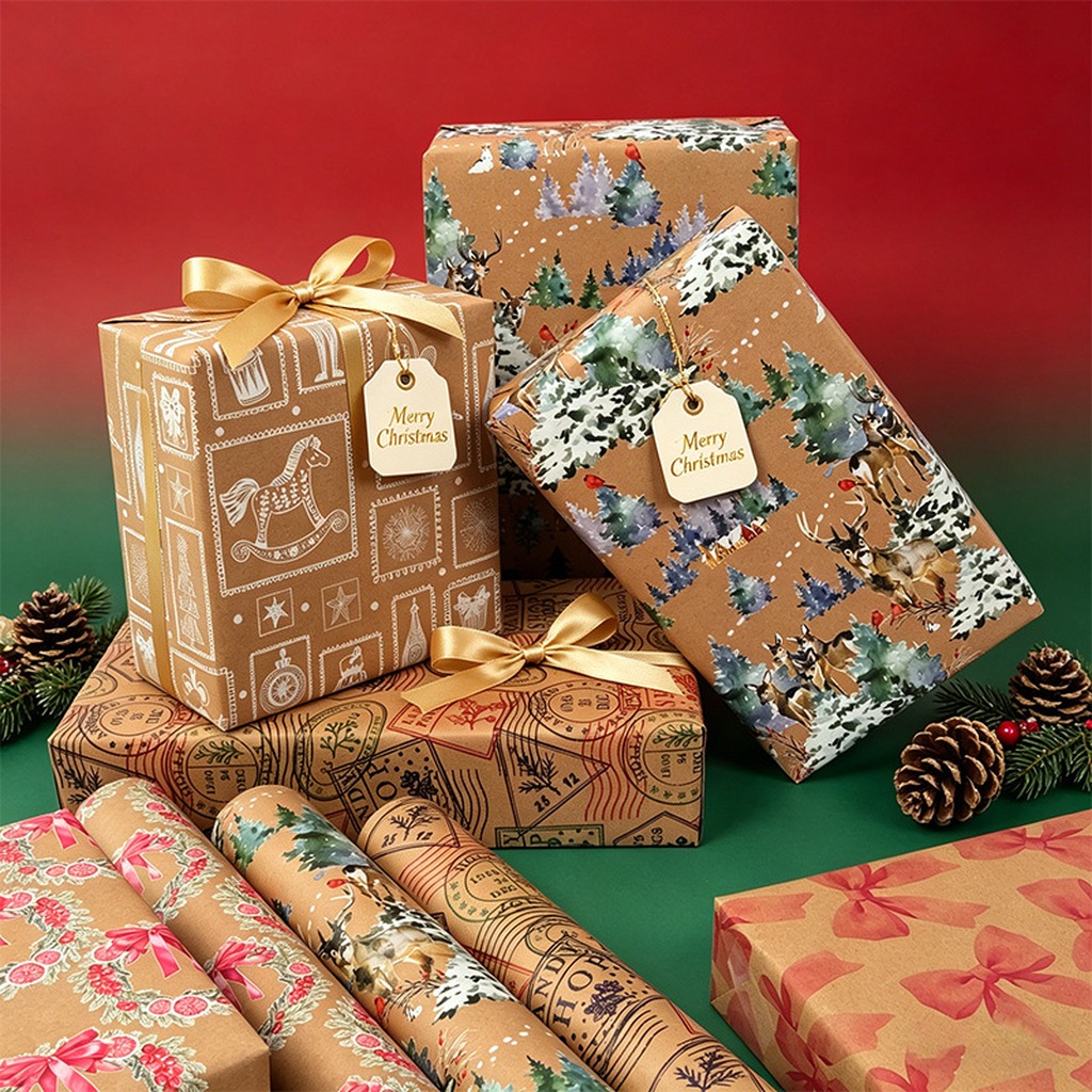 Vintage Christmas Craft Paper  - Craft Foam Roll recension och pris