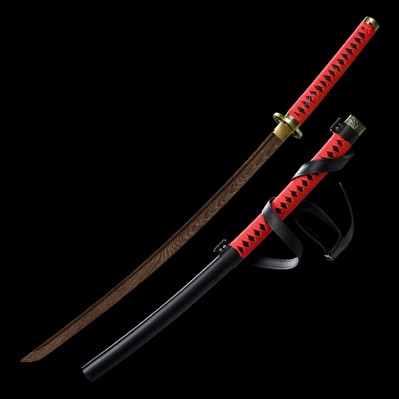 Wooden Katana With Strap Ninja - Cosplay Material For Prop recension och pris