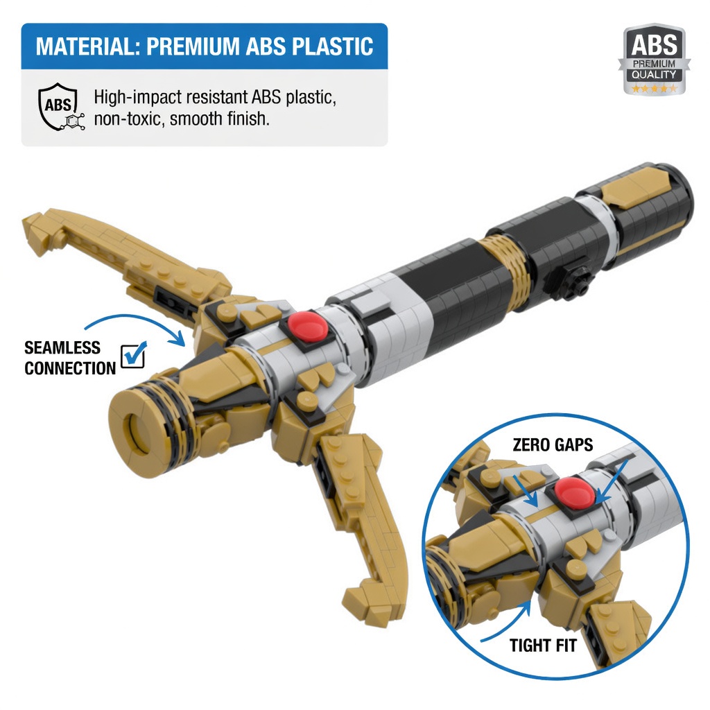 Sci-Fi Energy Sword Hilt MOC B - Cosplay Prop Building recension och pris
