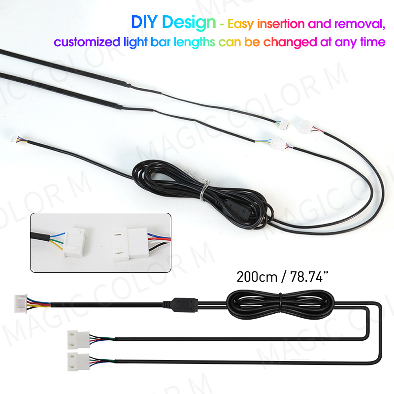 Vgetting 140/55.1inch Car Ambi - Led El Wire recension och pris