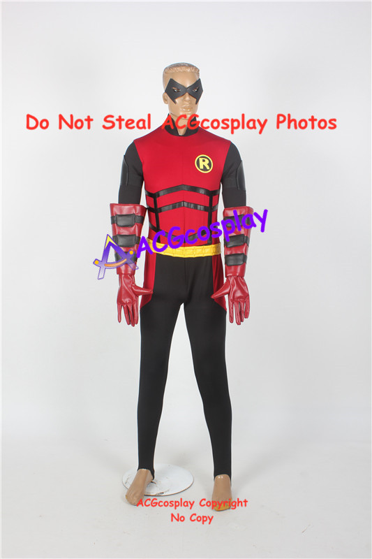 Red Color Robin Cosplay Costum - Cosplay Prop Making recension och pris