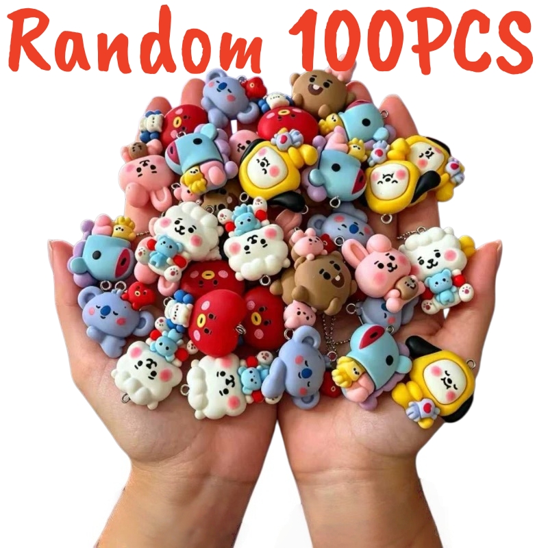 100PCS BT21 Resin Charms DIY C - Cosplay Prop Making recension och pris